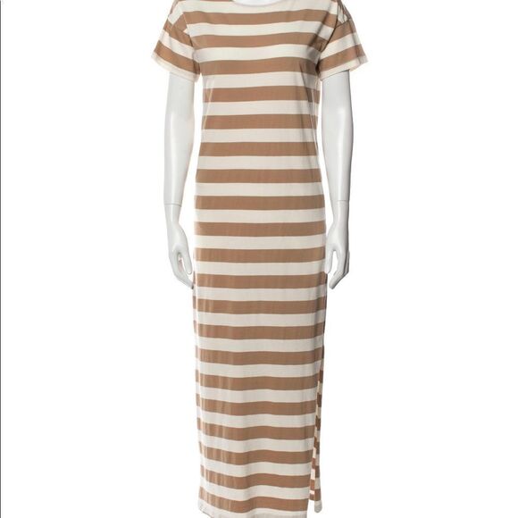 AMO STRIPE T-SHIRT DRESS DUNE STRIPE - Picture 3 of 6